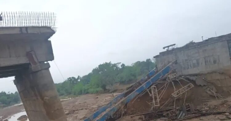 After incidents of bridge collapse in Bihar, a similar incident has been reported from the neighbouring state in Jharkhand.