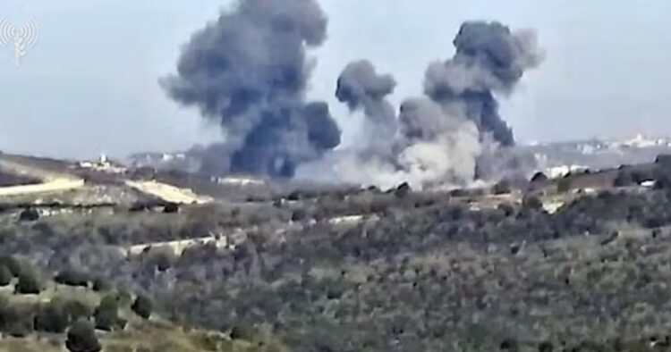 Israeli military claimed that they struck a site in southern Lebanon that used Hezbollah operatives on Sunday.