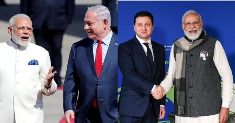 A day after the BJP-led National Democratic Alliance secured a decisive victory in the Lok Sabha elections, Ukrainian President Volodymyr Zelenskyy and Israeli Prime Minister Benjamin Netanyahu extended their congratulations to Narendra Modi, who is set to serve his third consecutive term as India's Prime Minister.