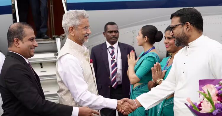 EAM Jaishankar Arrives in Sri Lanka for High-Level Talks with Leadership