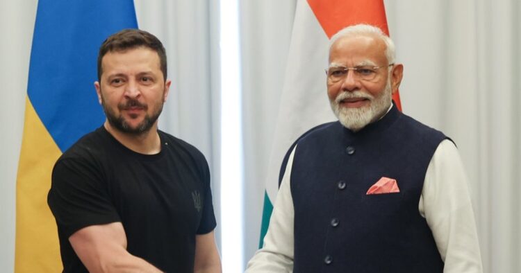 PM Modi Emphasizes Peaceful Resolution in Talks with Zelenskyy at G7 Summit