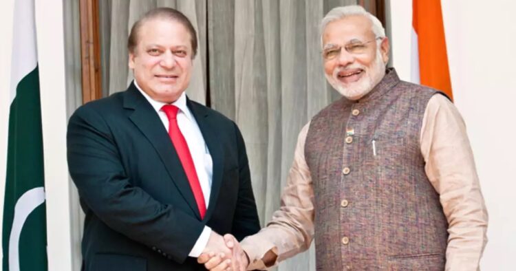 PM Modi Acknowledges Nawaz Sharif's Congratulations, Emphasizes Bharat's Peaceful Values