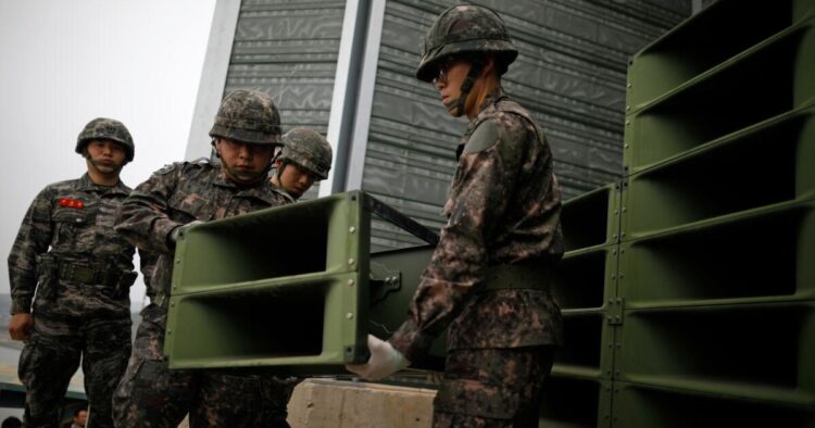 North Korea Installs Loudspeakers Along Border in Response to South Korea's Propaganda Broadcasts