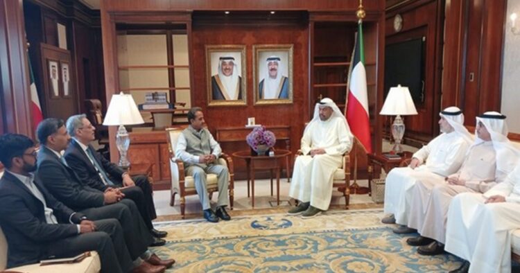 Kuwait FM assures MoS Singh of "early repatriation" of mortal remains of Indian victims of fire incident