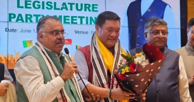 Pema Khandu Re-Elected as Arunachal Pradesh Chief Minister