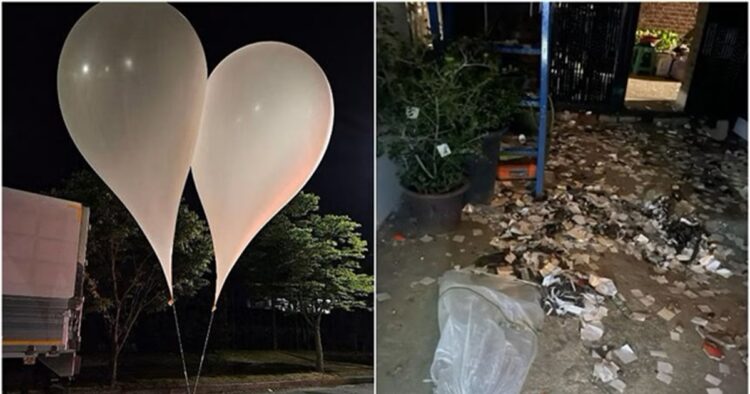 North Korea Sends More 600 Trash-Filled Balloons Into South Korea