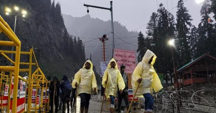 Amarnath Yatra Temporarily Halted Amid Heavy Rainfall Concerns