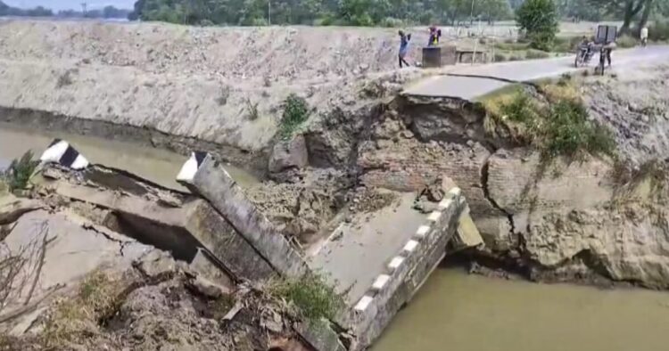 Bihar Bridge Collapse Crisis: Nine Bridges Fall in Just Two Weeks Amid Heavy Rains