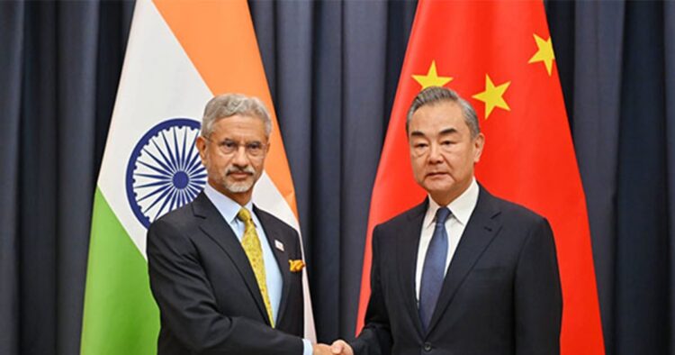 External Affairs Minister Dr S Jaishankar on Thursday met Wang Yi, China's Foreign Minister at the Shanghai Cooperation Organisation (SCO) Heads of State Summit in Astana, Kazakhstan.