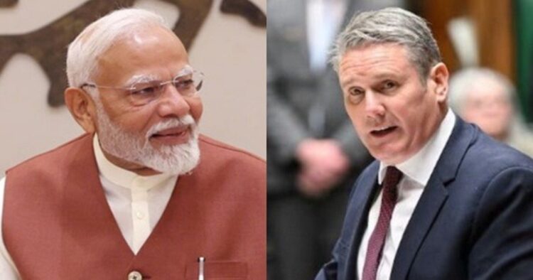 Prime Minister Narendra Modi on Saturday congratulated Keir Starmer on taking over as UK Prime Minister and on remarkable victory of the Labour Party in the general elections.