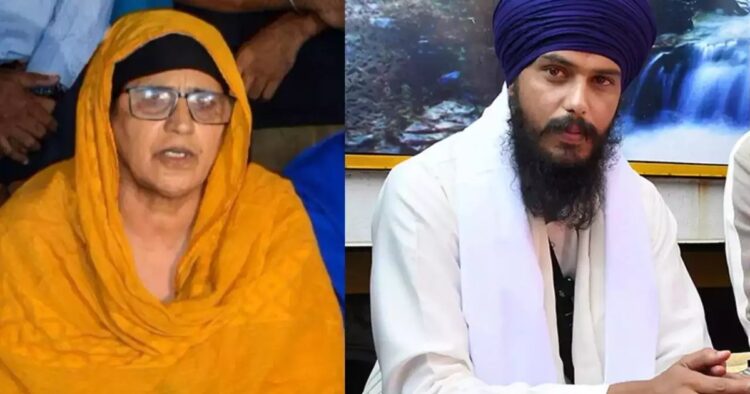 Sikh Separatist Amritpal Singh didn’t agree with his mother Balwinder Kaur’s purported defence of his ideology saying he was deeply hurt by her remark that speaking up for a state and its youth does not make my son a Khalistan supporter.