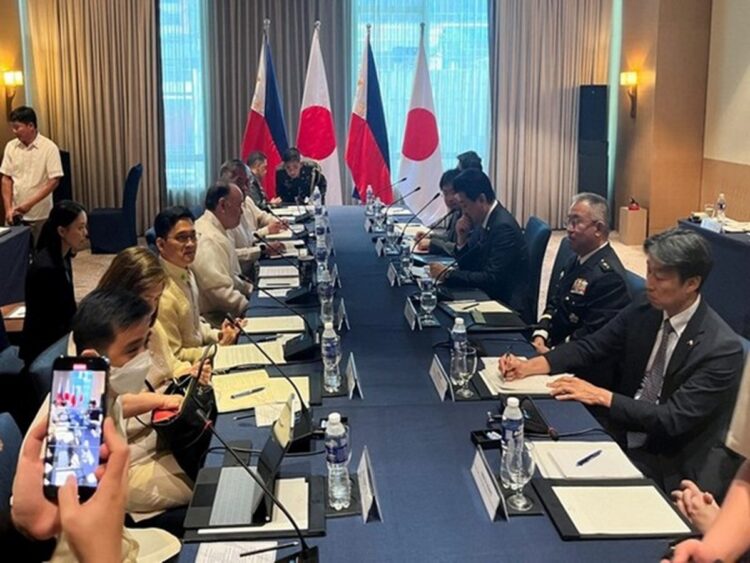 On Monday Japan and the Philippines signed a bilateral defence agreement to facilitate joint exercises for closer security cooperation, amid China's growing assertion in regional waters.