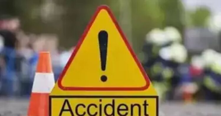 At least five people were killed and 12 sustained injuries as a Bihar-bound bus was hit by another vehicle on the Purvanchal Expressway in Uttar Pradesh early Tuesday morning.