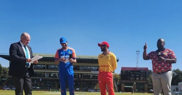 Sikandar Raza-led Zimbabwe won the toss and decided to field against Shubman Gill's India in the fifth match of the five-game T20I series at the Harare Sports Club on Sunday.