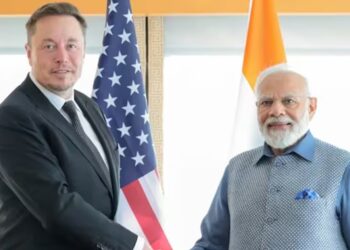 Tesla CEO Elon Musk has congratulated Prime Minister Narendra Modi on being the most followed world leader on social media platform 'X'.
