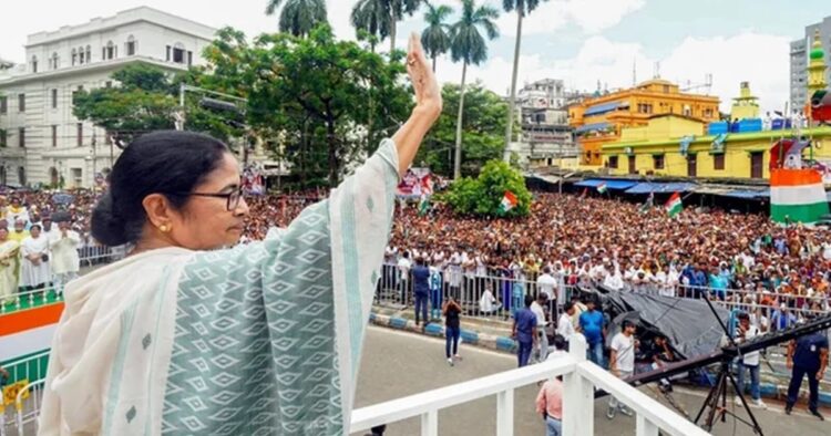 On Sunday West Bengal Chief Minister and Trinamool Congress (TMC) supremo Mamata Banerjee said during the party's annual 'Shahis Dibas' gathering at Kolkata's Esplanade, 'If Bangladeshis come knocking on our door, we will provide them shelter'.