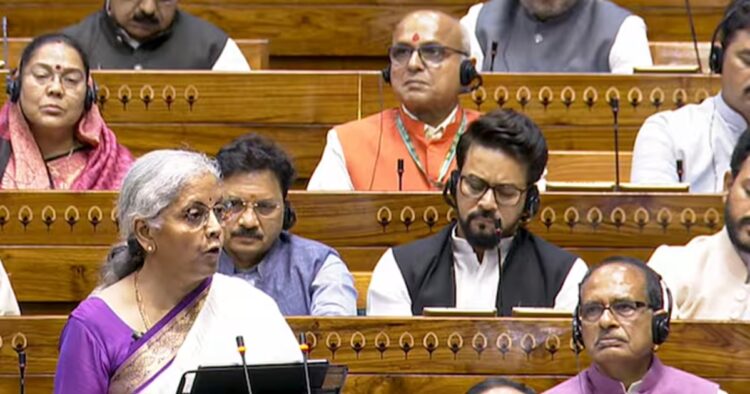 Finance Minister Nirmala Sitharaman presented the Union Budget for the fiscal year 2024-25 today at 11 am in Parliament, following the tabling of the Economic Survey.