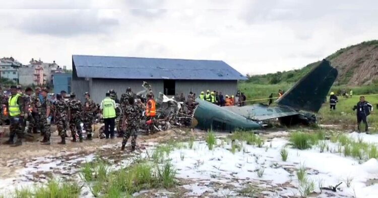 Recounting the harrowing experience of witnessing the Nepal plane crash that claimed 18 lives, the eyewitnesses said that if the plane wouldn't have hit the container, it would have definitely hit the residential area.