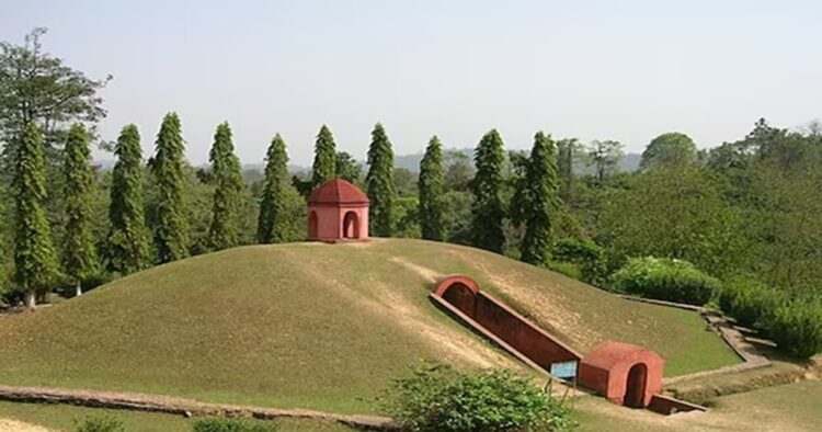 The mound burial system of the Ahom dynasty in Assam Moidams was included in the UNESCO World Heritage List under the category Cultural Property on Friday.