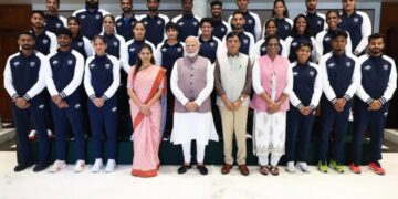 Prime Minister Narendra Modi extended his best wishes to the Indian contingent as they gear up to script history at the Paris Olympics.