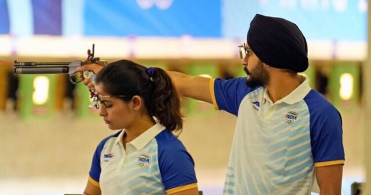 India's shooting campaign at the Paris Olympics 2024 received another positive as the pair of Manu Bhaker and Sarabjot Singh finished in the third spot in the 10 m air pistol mixed team qualification on Monday, hence securing a place in the bronze medal match.