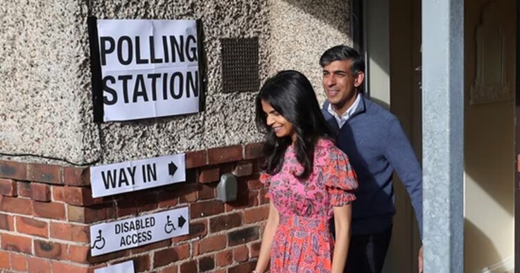 As polling began in the United Kingdom on Thursday, Prime Minister Rishi Sunak called on people to vote for the Conservative Party and stop the supermajority of the Labour Party, which he stressed would result in higher taxes for a generation.