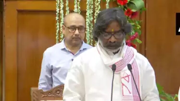 On Thursday JMM’s executive chief Hemant Soren took oath as the Chief Minister of Jharkhand, days after he walked out of jail in a money laundering case.