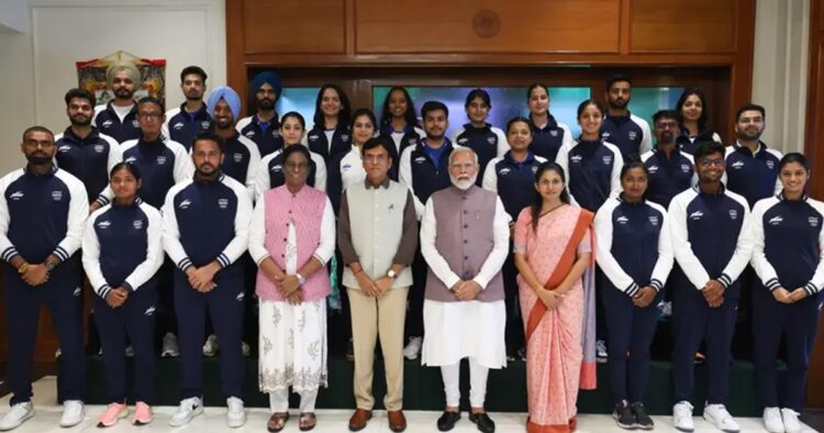 On Thursday Prime Minister Narendra Modi expressed confidence that India’s Olympic-bound contingent will make the country proud and live up to the aspirations of 140 crore people.