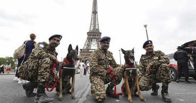 Indian Canine Squad Deployed in France for Paris Olympics Security