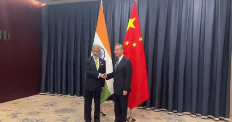 EAM Jaishankar Meets Chinese Counterpart Wang Yi at SCO Summit in Astana