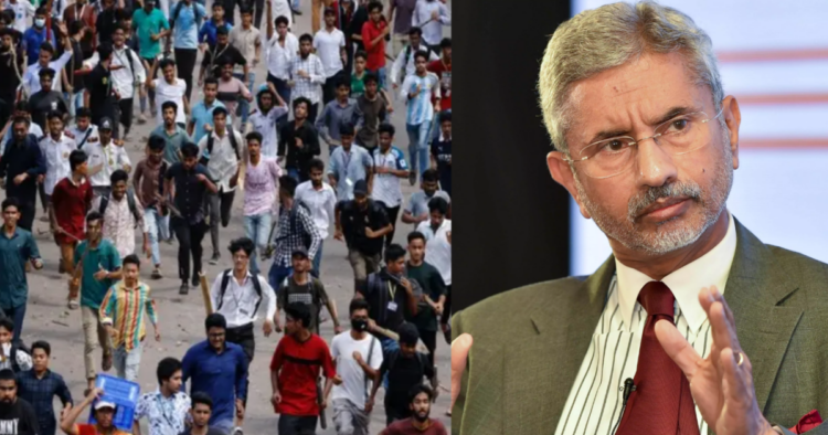 Indian Nationals Safe Amid Bangladesh Protests: EAM Jaishankar Closely Monitoring Situation, Says MEA