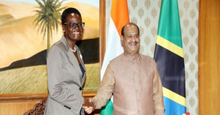 Lok Sabha Speaker Om Birla and IPU President Tulia Ackson meet to enhance India-Tanzania ties