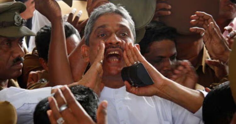 Sarath Fonseka Announces Presidential Bid, Pledges to Fight Corruption and Boost Economy