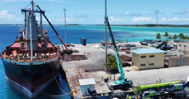 India's First Perishable Food Shipment Arrives at Maldives' Southernmost Port