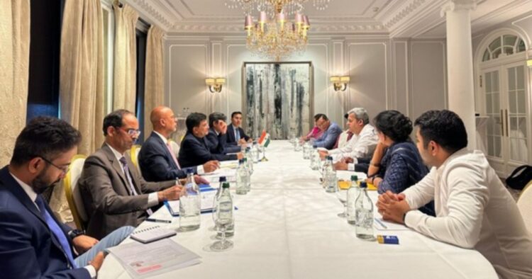 Commerce Minister Piyush Goyal Meets WTO DG, Indian Diaspora, and Investors on First Day in Switzerland