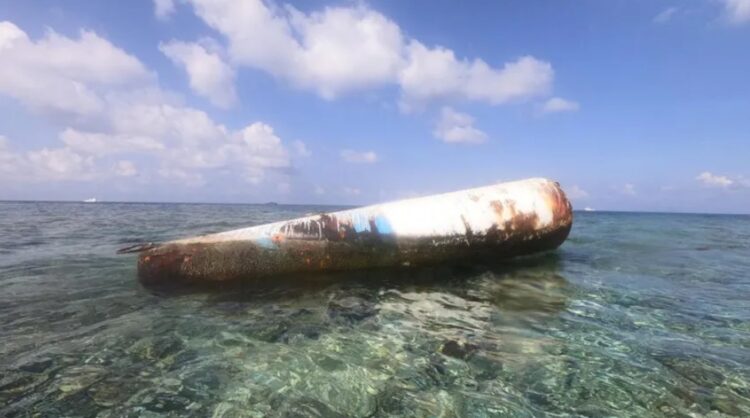 The Philippines rejected China's accusation that its grounded warship on the contested Second Thomas Shoal in the South China had damaged the coral reef ecosystem in the area, laying the blame for damaging the marine environment on Beijing