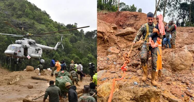 Four days after three massive landslides struck some villages in Wayanad district of Kerala, the death toll climbed to 308, according to the media reports.