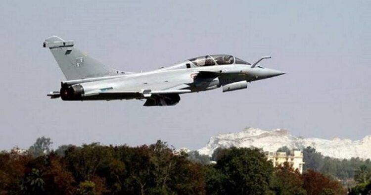 On Wednesday an air store leaked from an Indian Air Force fighter plane due to a technical fault near Pokhran Firing Range area in Rajasthan.