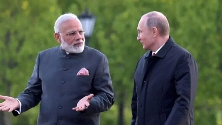 Prime Minister Narendra Modi had a talk with Russian President Vladimir Putin and discussed ways to further strengthen Special and Privileged Strategic Partnership.