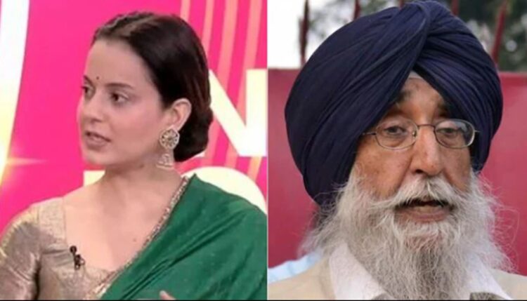 Shiromani Akali Dal leader, Sikh Separatist Simranjit Singh Mann recently instigated a controversy after attacking politician Kangana Ranaut with a derogatory remark after she said that rapes took place during farmers’ protest.