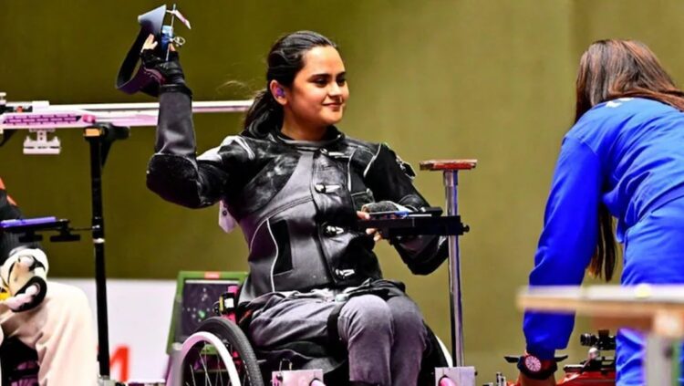 Avani Lekhara created history as she won a historic gold medal at the women's 10m air rifle standing SH1 in the Paris Paralympics