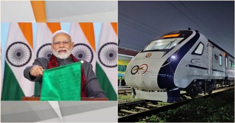 Prime Minister Narendra Modi will flag off three Vande Bharat trains through video conferencing