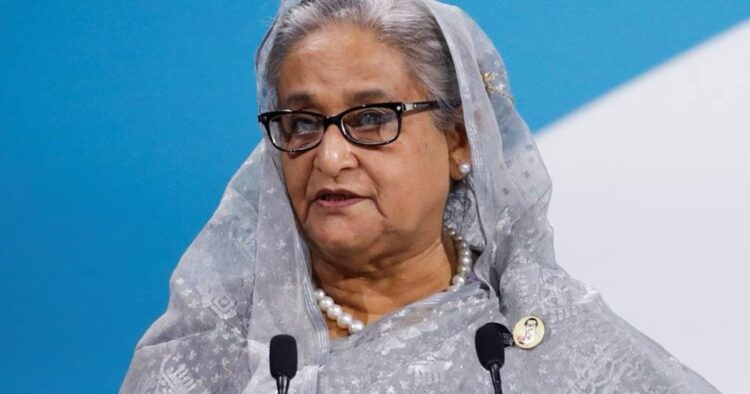 Bangladesh Prime Minister Sheikh Hasina took off in military helicopter to India, according to the media reports. 