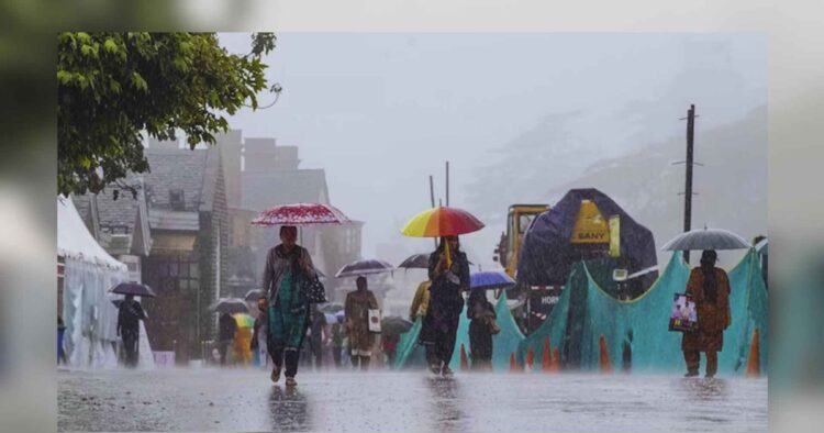 The India Meteorological Department (IMD) has forecast heavy rainfall for Himachal Pradesh over the next three days.