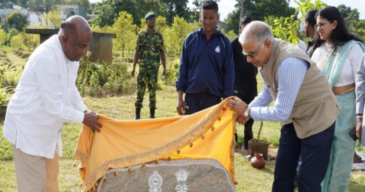 Indian envoy, Sri Lankan Speaker launch friendship 'India-Sri Lanka Friendship Arch'