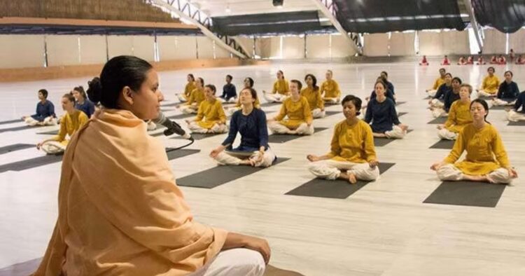 Tarang Shakti: 200+ Air Force Personnel Practice Yoga at Sadhguru's Isha Yoga Center