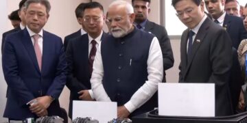 Prime Minister Narendra Modi along with his Singaporean counterpart Lawrence Wong visited the semiconductor facility of AEM Holdings Ltd in Singapore