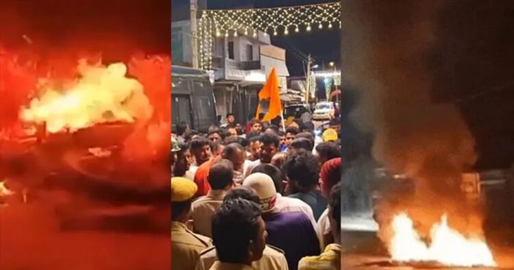 Communal clashes occurred in the Mandya district of Karnataka on Wednesday as stones were pelted at the Ganesh idol near a dargah in Nagamangala town on Mysuru Road