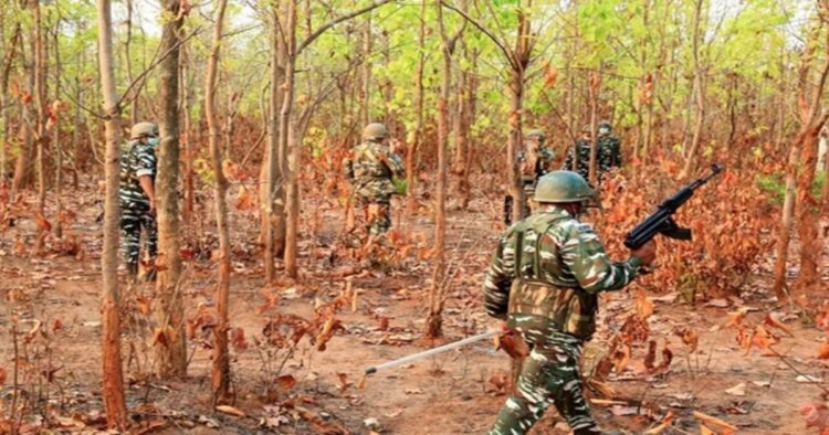 One Maoist was killed in an encounter with security forces in the Sukma district of Chhattisgarh on Saturday