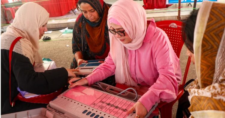 Voting for the first phase of Jammu and Kashmir Assembly elections has started